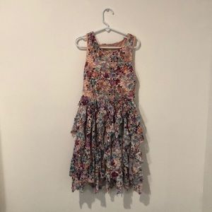 Multicolored floral dress